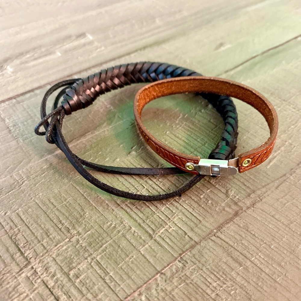 Handmade Leather Bracelets!